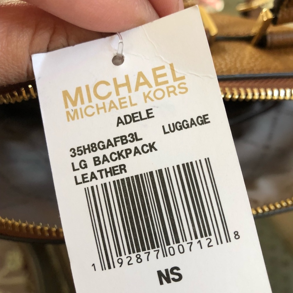 Authentic Michael Kors Adele LG Backpack&wallet - Picture 7 of 7